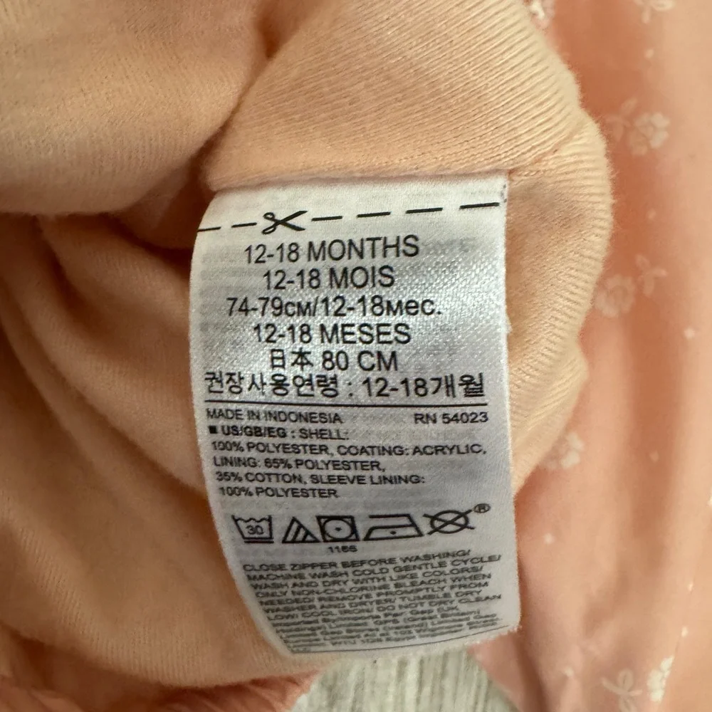 GAP Kids Pink Raincoat